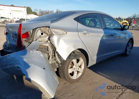 2012 Hyundai Elantra Gls z USA, uszkodzony, nr VIN 5NPDH4AEXCH100545